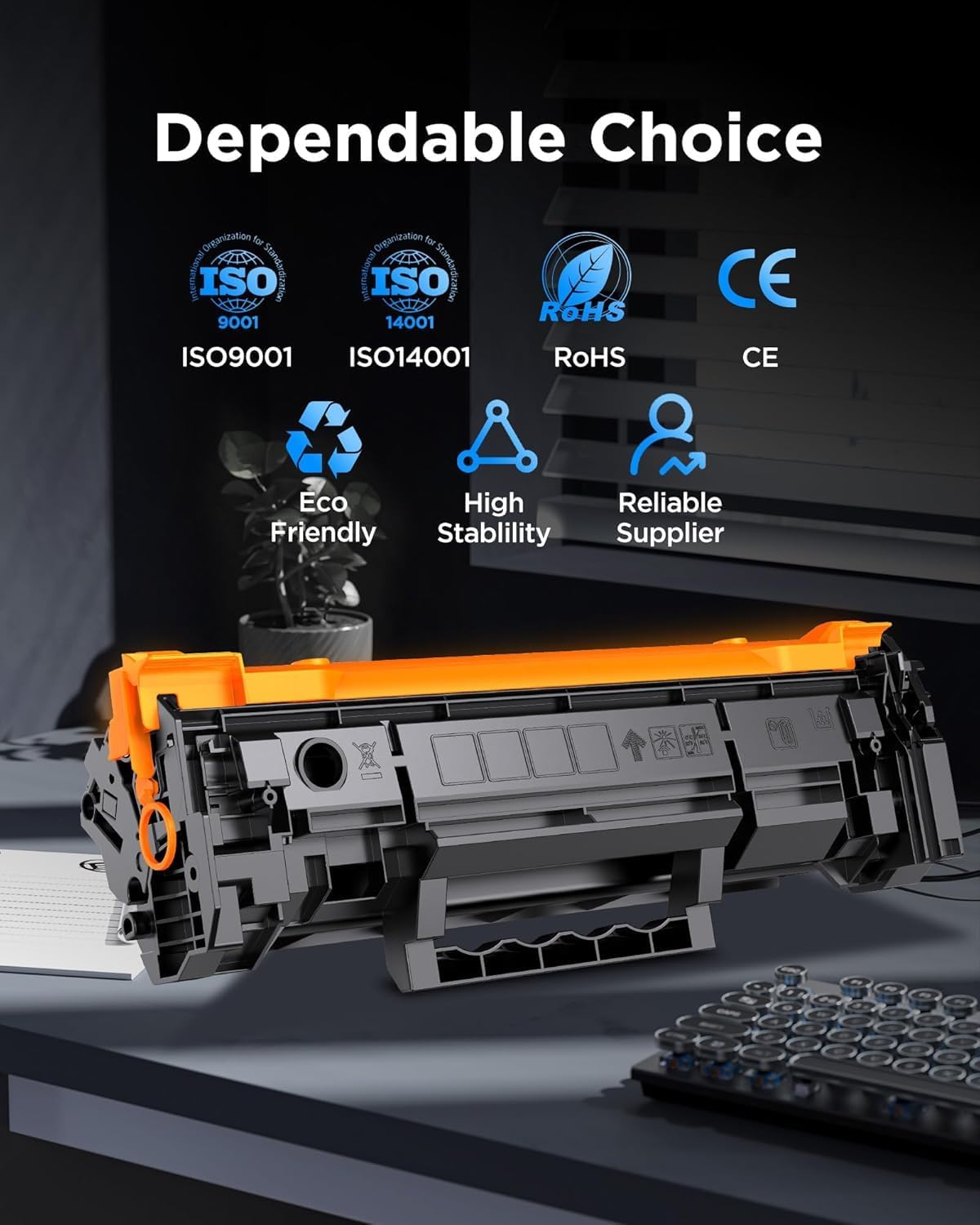 Detalle 2 de Timink 138X Black Toner Cartridge 2-Pack, 4,000-Page Yield, Built-In Chip