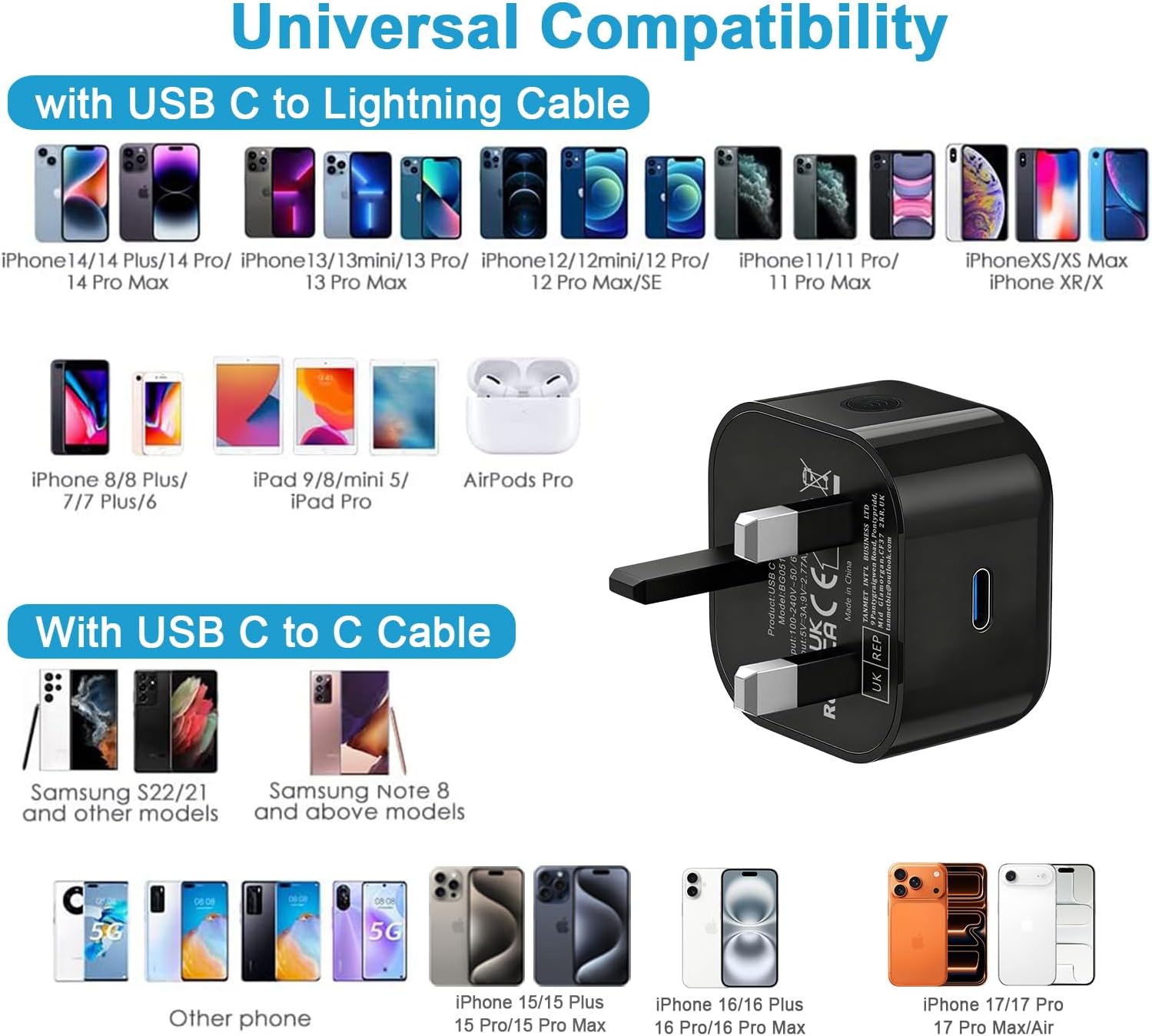 Thumbnail 5 de Samsung 25W Fast Charger 2 Pack USB-C