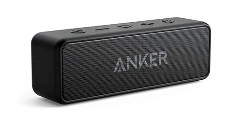 Detalle de Anker Soundcore 2 Portable Bluetooth Speaker: IPX7 Waterproof, 24H Playback, Powerful Bass