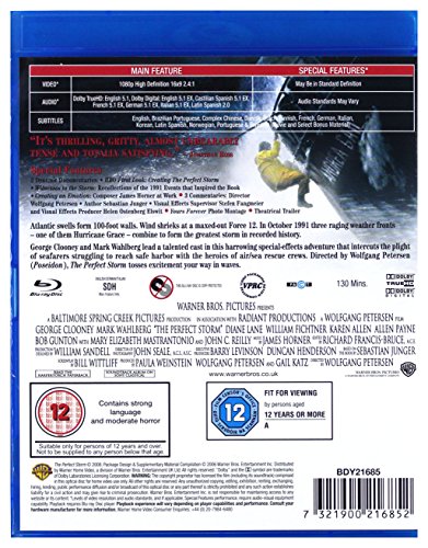 Thumbnail 1 de Perfect Storm [Reino Unido] [Blu-ray] – WB