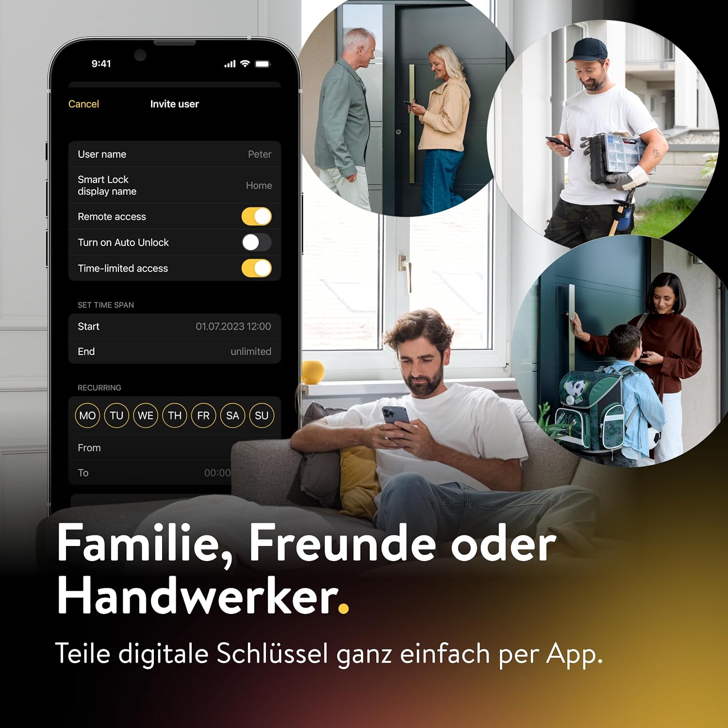 Detalle de Nuki Smart Lock Go (2025) elektronisches Türschloss