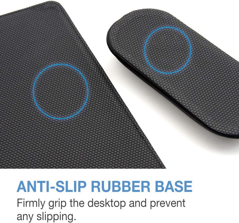 Thumbnail 2 de SenseAGE Mousepad mit abnehmbarer Handauflage – ergonomisches Mauspad für Büro, Homeoffice & Reisen (24 x 18 cm)