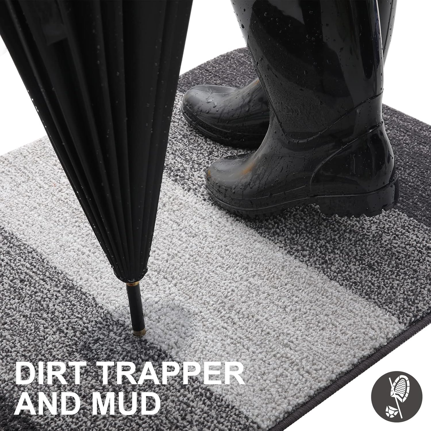 Thumbnail 2 de Homaxy dirt trapper door mat 50 x 80 cm