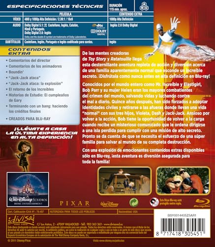Detalle 2 de Los increíbles – Divisa Films