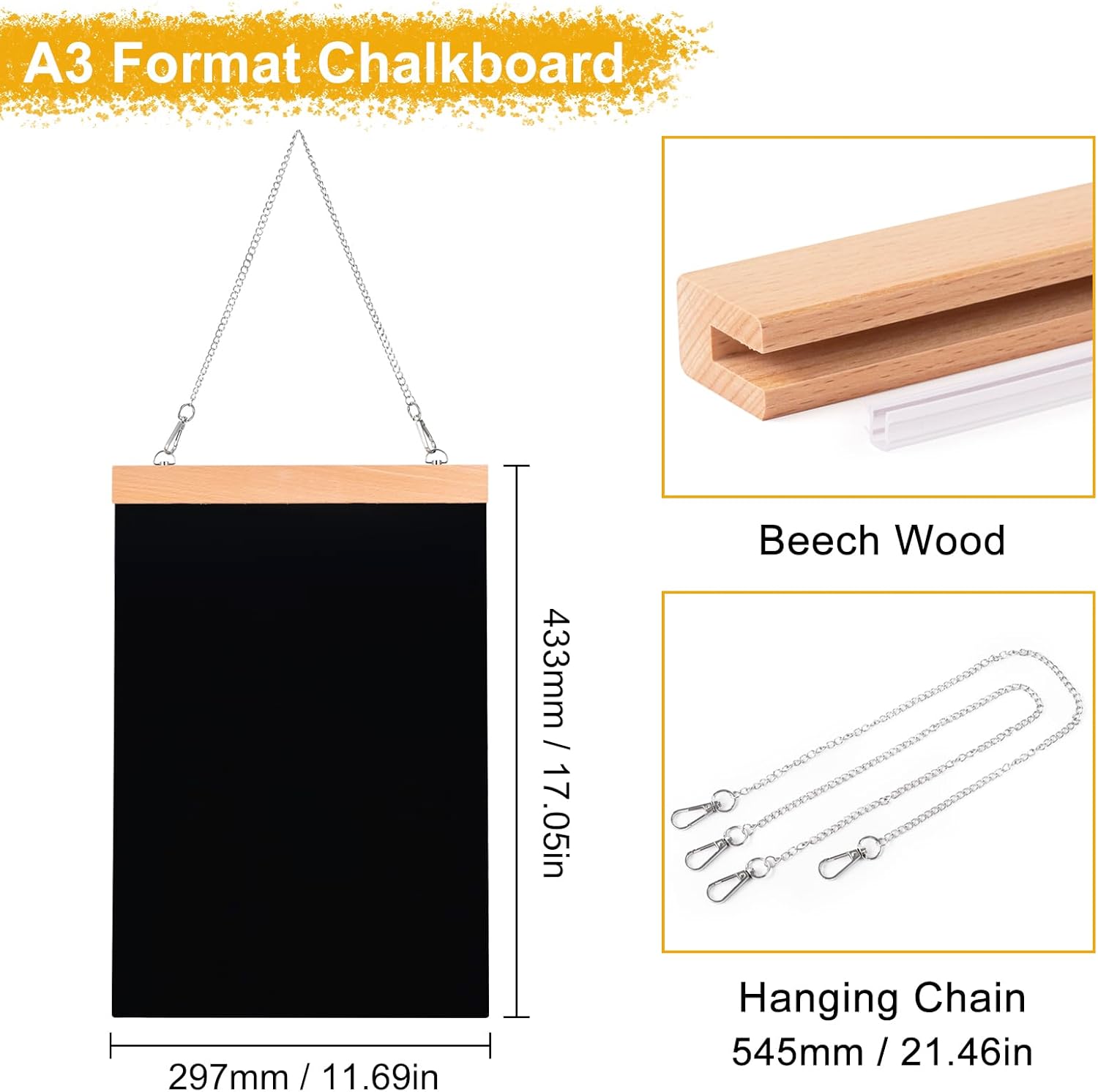 Thumbnail 1 de Srvnpioy Lot de 2 tableaux A3 🪧