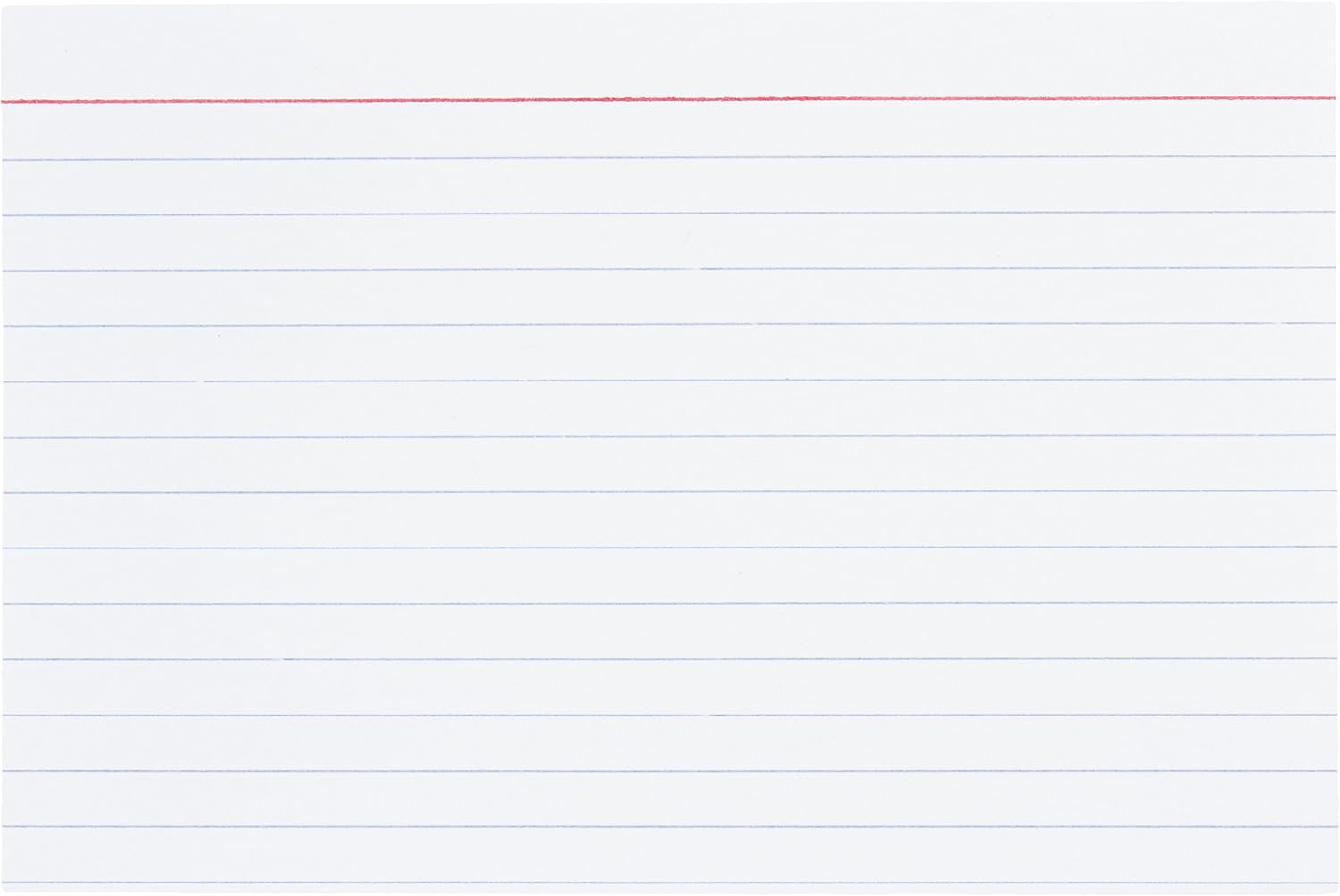 Detalle de Amazon Basics Ruled Lined 4" x 6" Index Cards, 500-Count (5 Packs of 100)