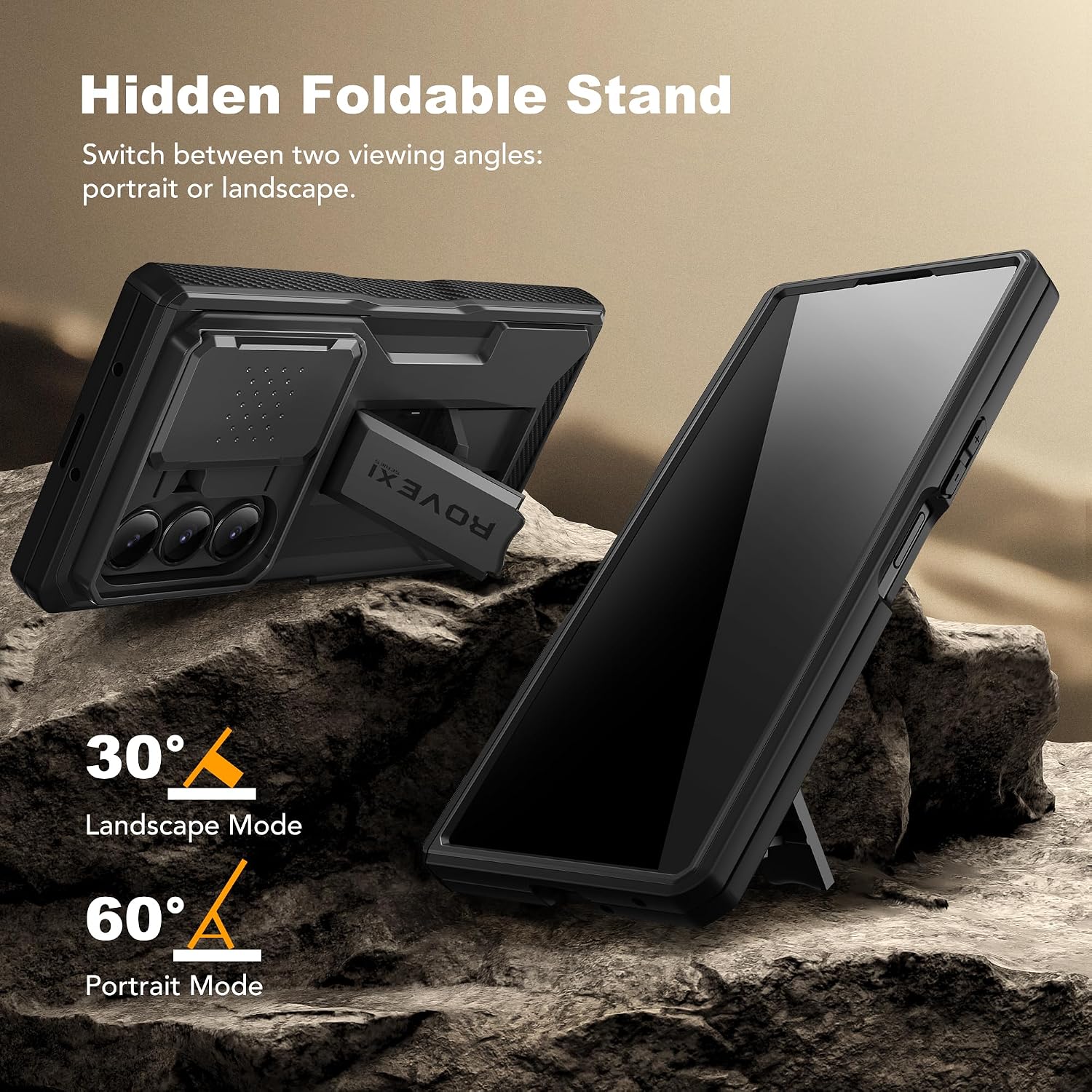 Thumbnail 6 de TONGATE Galaxy Z Fold 8 Ultra case with belt clip