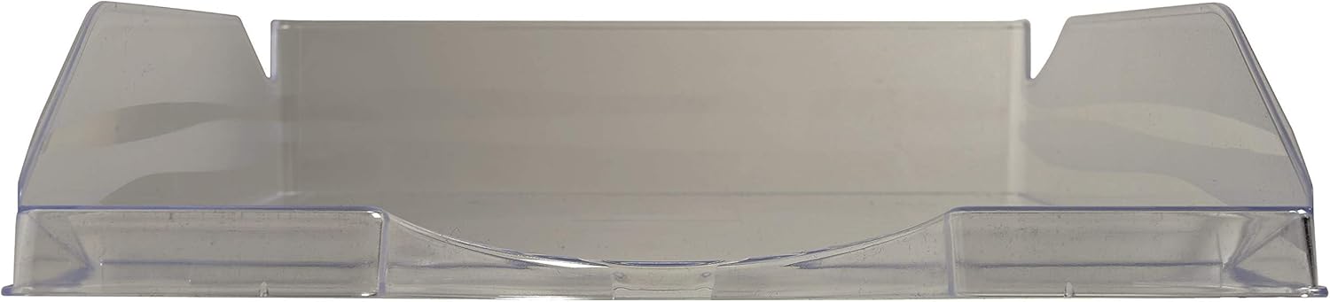 Thumbnail 6 de Exacompta 12323D – Lot de 10 corbeilles à courrier ECOTRAY cristal, 34 x 25 x 6,5 cm