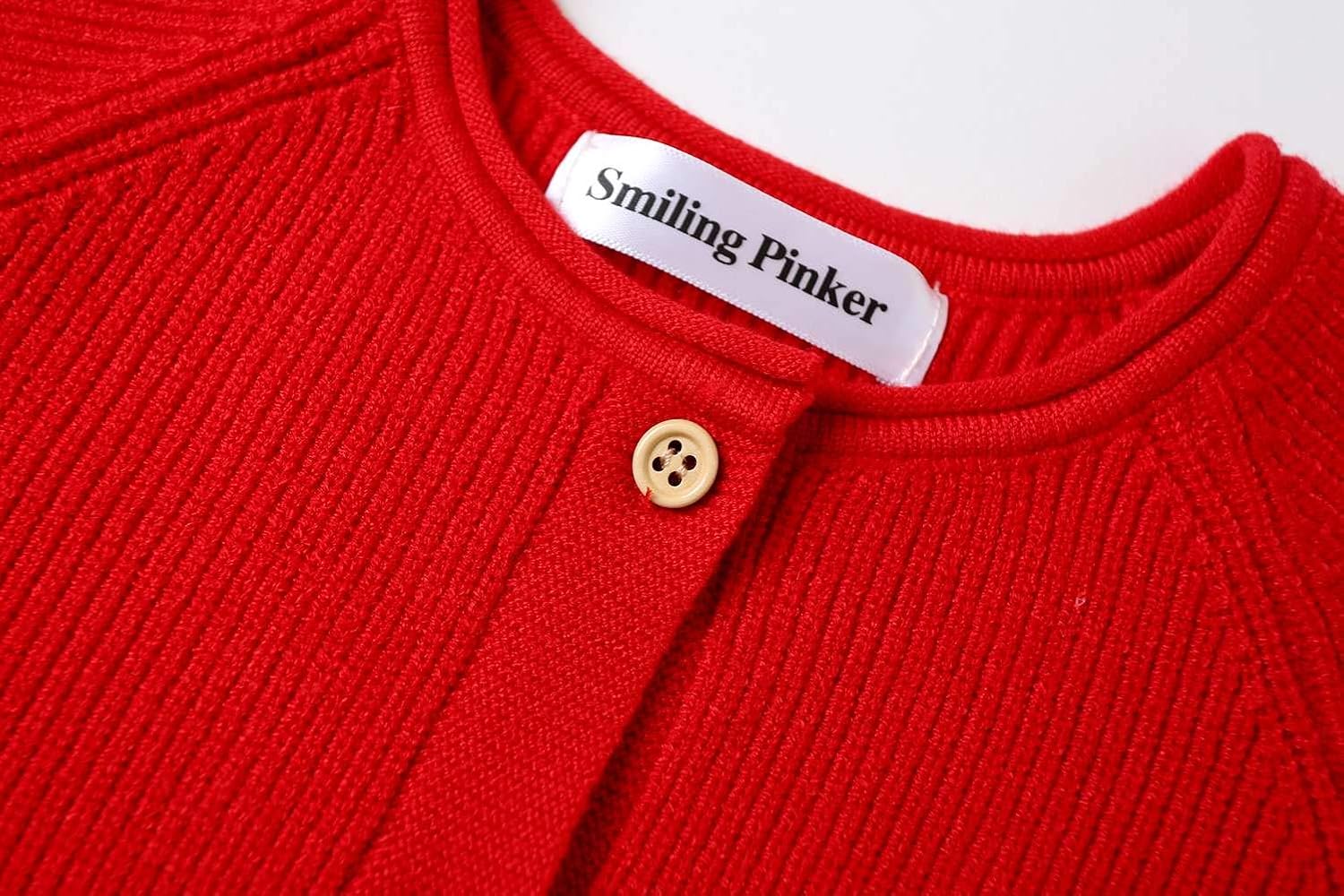 Thumbnail 2 de Smiling Pinker Toddler Girls Knit Cardigan: Soft, Warm with Pockets