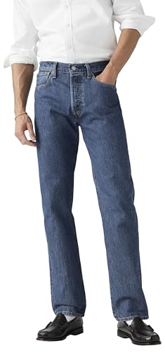 Detalle de Levi's 501 Original Fit Stonewash: vaquero recto clásico para un look auténtico
