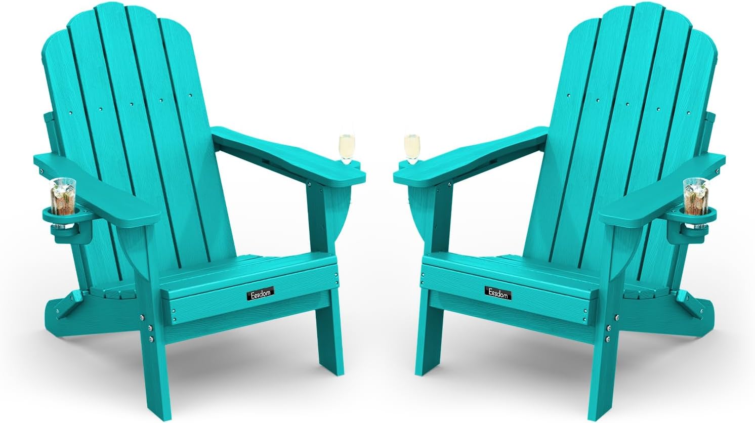 Detalle de Folding Adirondack Chairs, HDPE