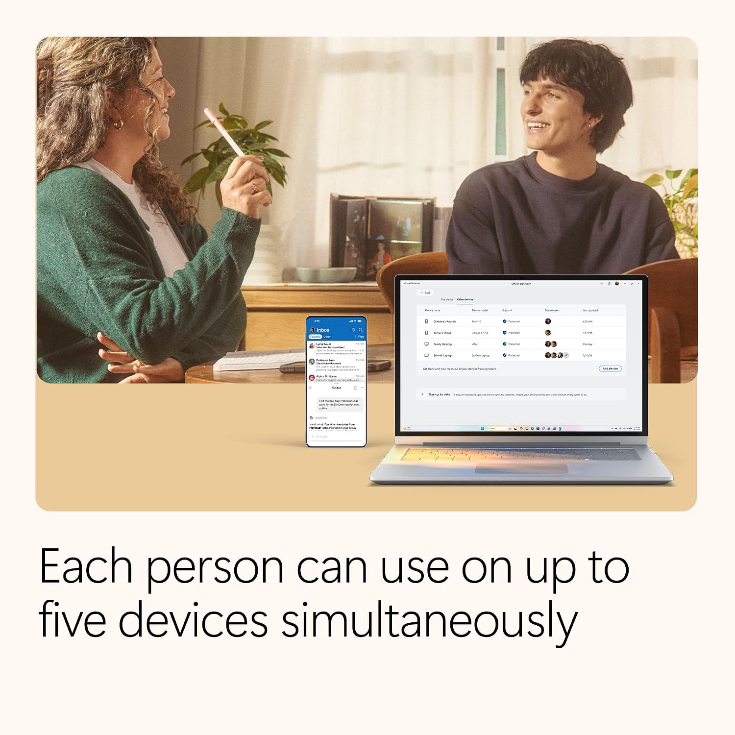 Detalle 2 de Microsoft 365 Family (6 Users) with AI Office Apps and 6TB Cloud Storage