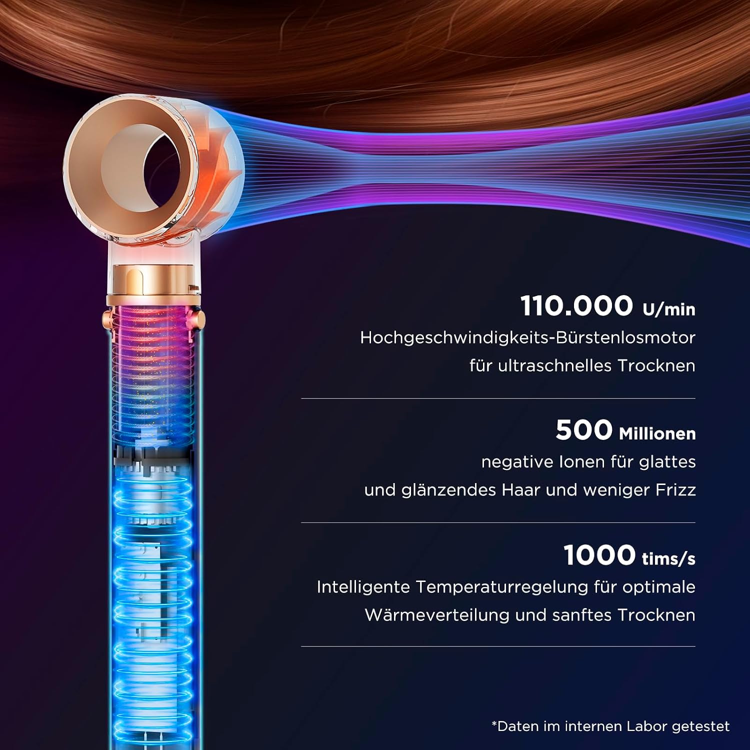 Thumbnail 3 de PARWIN PRO BEAUTY MaxAIR 2.0 7-in-1 Airstyler Set (Doppelspannung) „Jasper Plum“