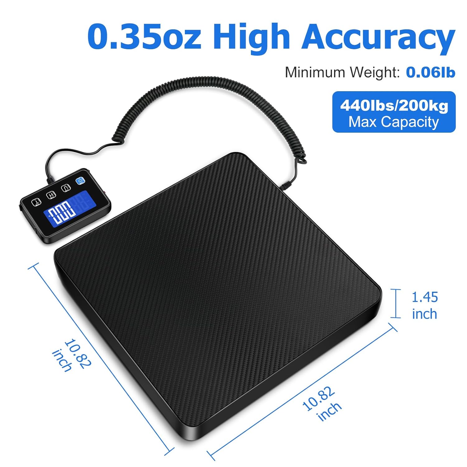 Detalle 2 de Postal Scales 200kg x 10g LCD Parcel Scale