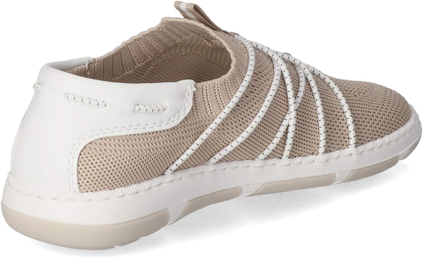 Detalle 2 de Rieker 42450Loafer 42450-62 damtofflor i beige