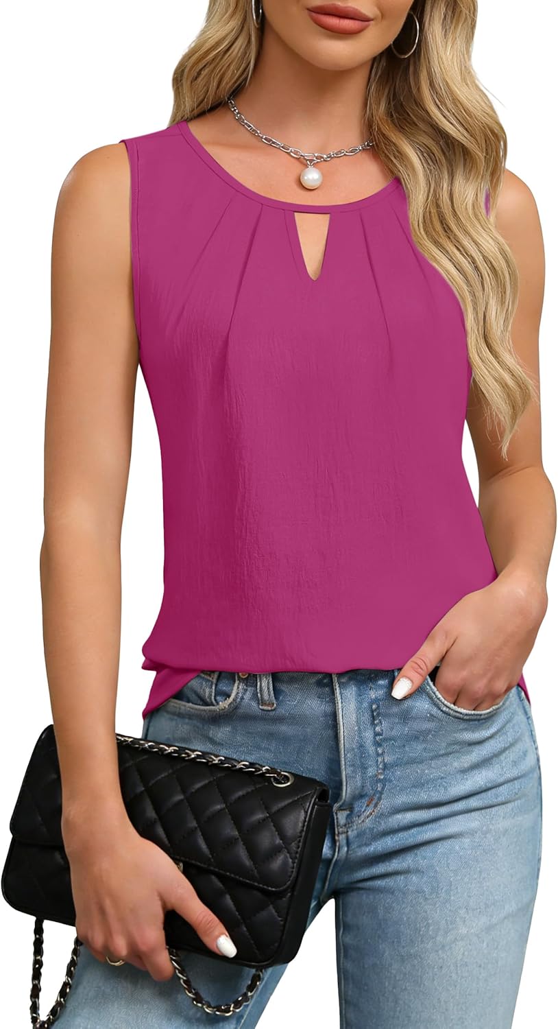 Thumbnail 6 de Chicrise Tank Top Damen V-Ausschnitt – luftiges Sommer-Top, ärmellos