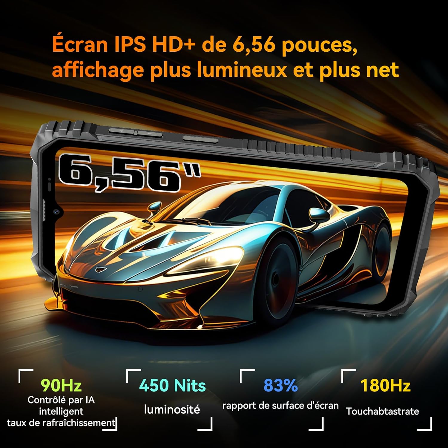 Thumbnail 3 de OSCAL Marine 1 téléphone incassable 6,56"