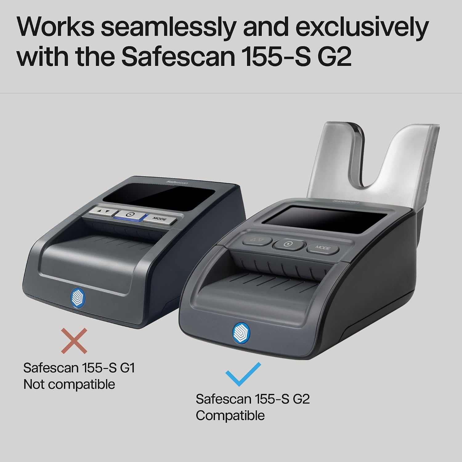Detalle de Safescan RS-100 Banknote Stacker for Safescan 155-S G2: Efficiently Collects Verified Banknotes