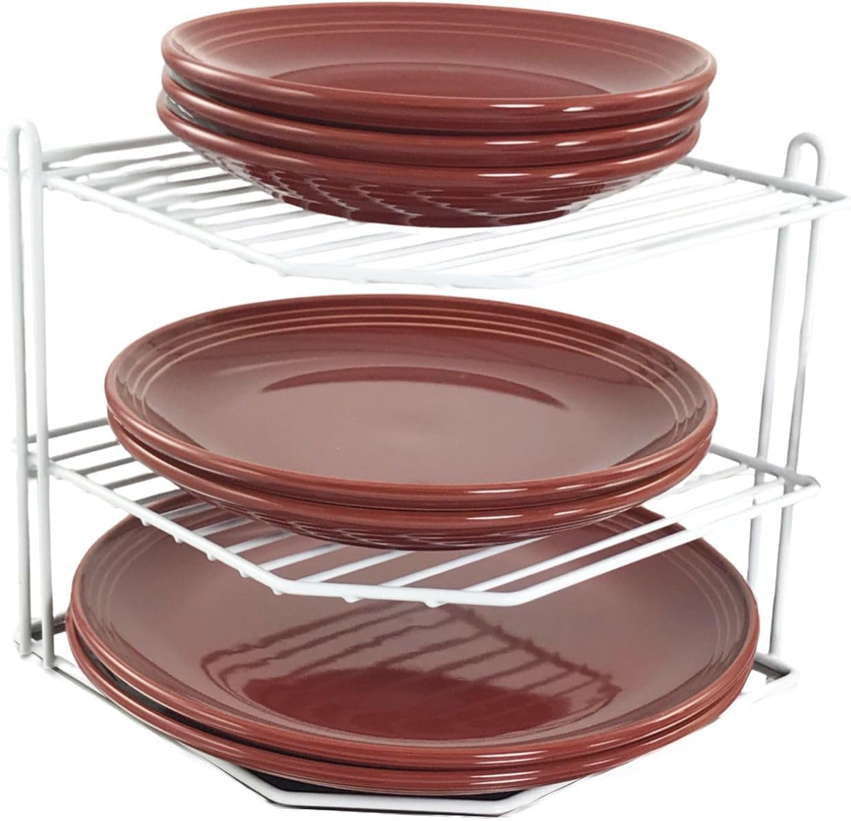 Detalle de Buckingham corner plate rack 23 cm chrome