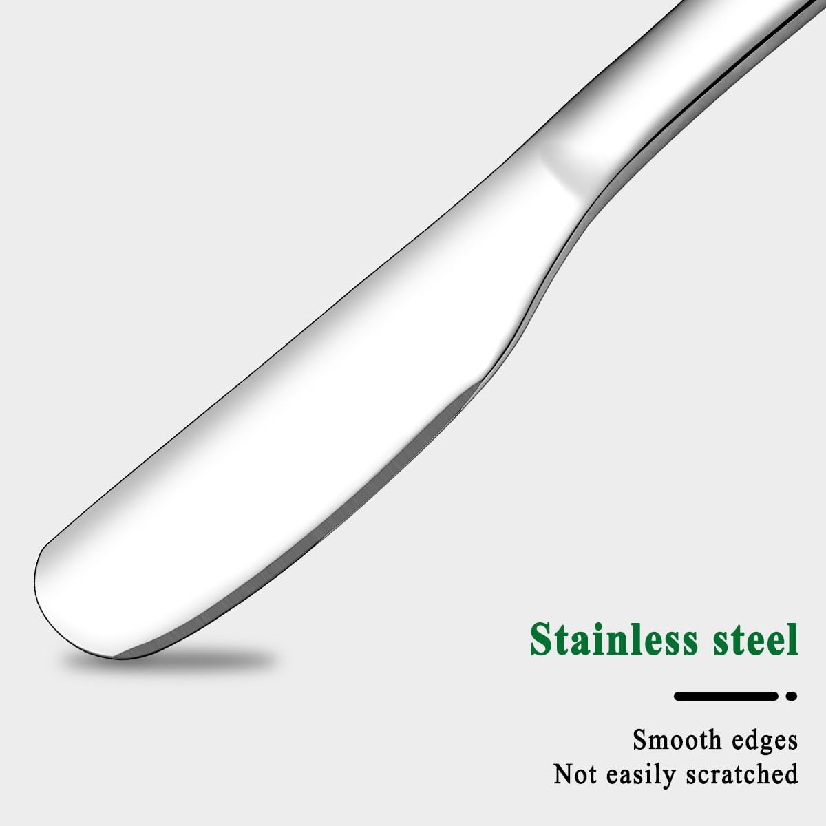 Detalle de HOMQUEN 6-Piece Butter Knife Set, 6 roestvrijstalen botermessen