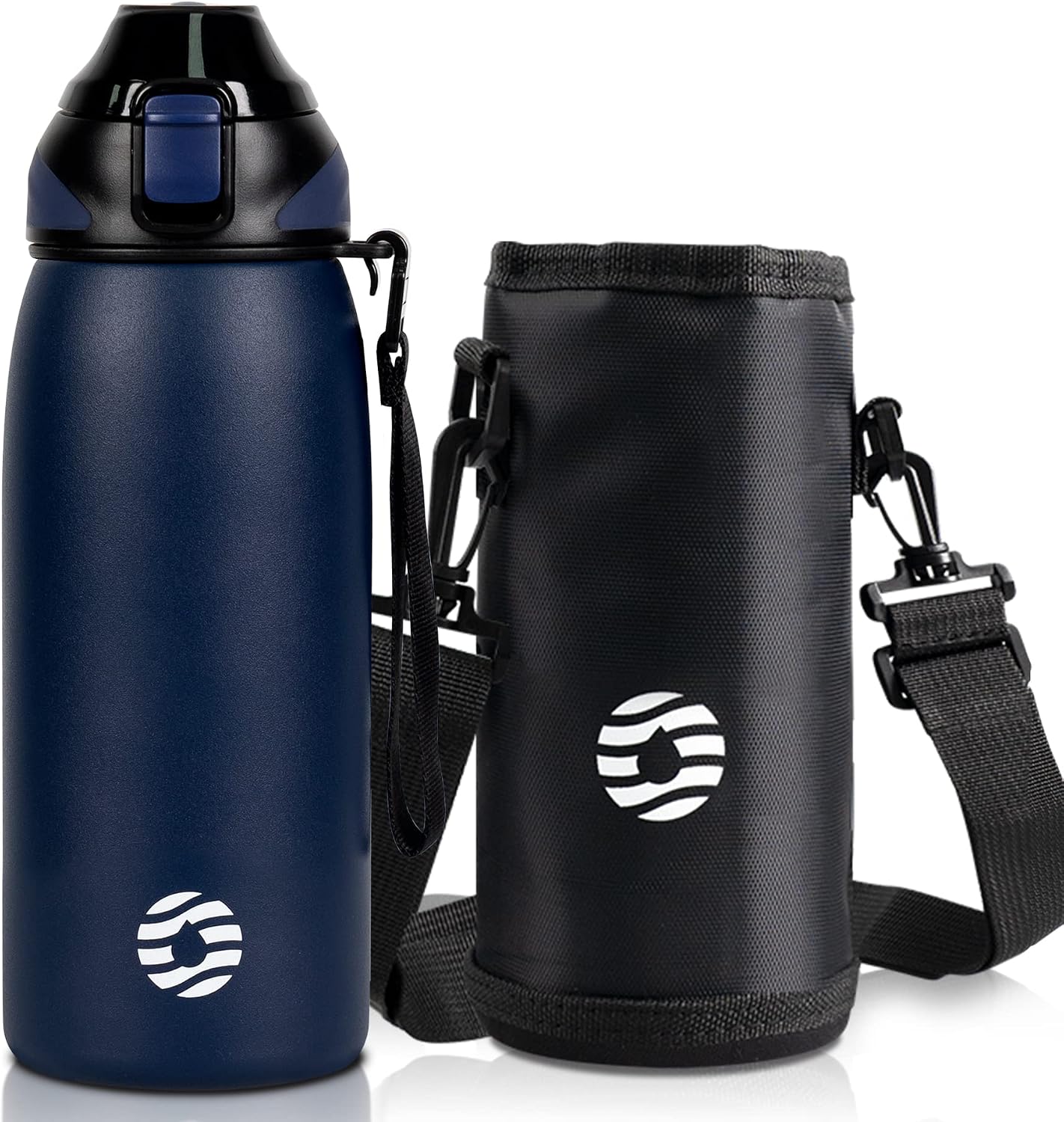 Detalle de FJbottle Edelstahl Trinkflasche 1L – BPA-frei, auslaufsicher, doppelwandig isoliert