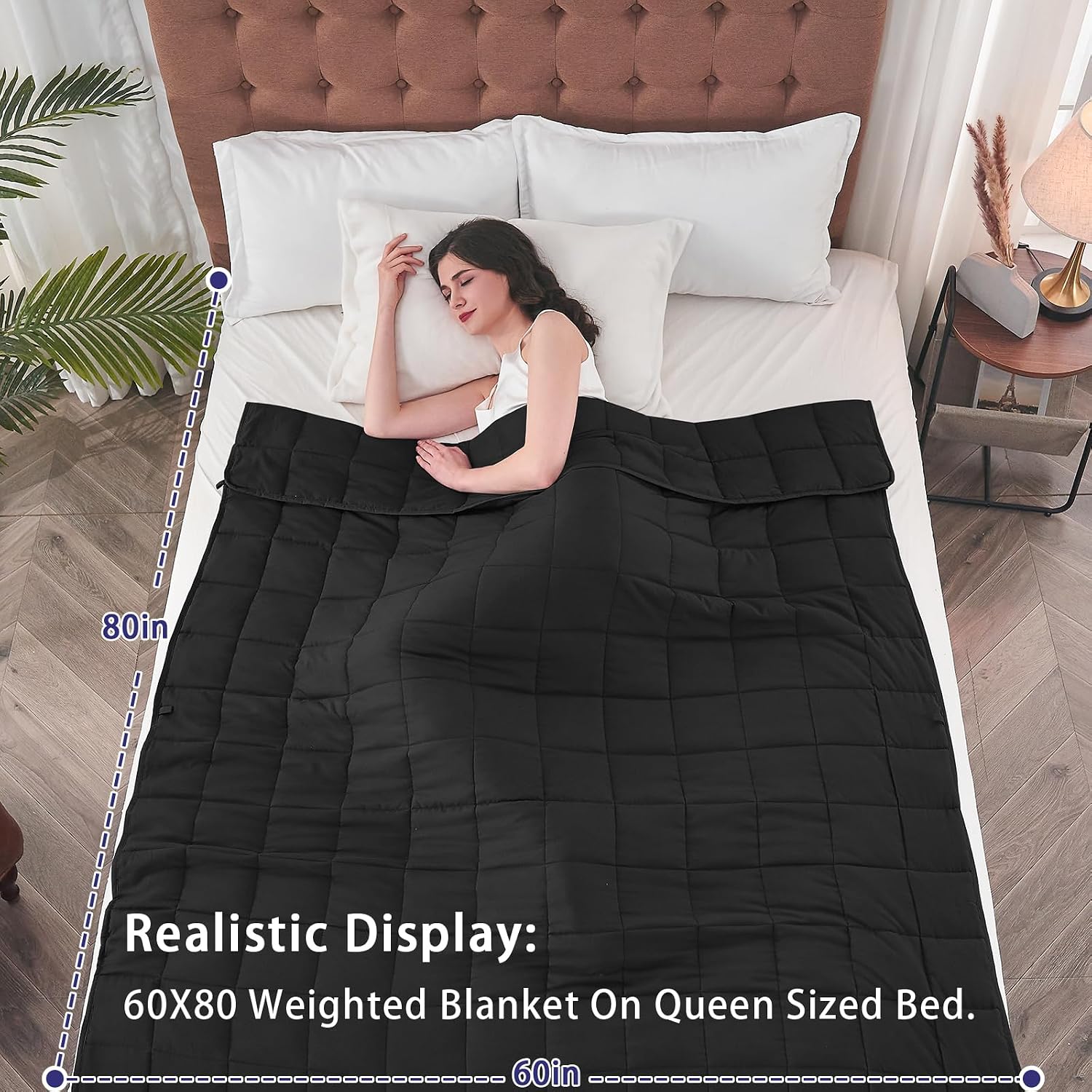 Detalle 2 de Yescool Weighted Blanket 20 lb Queen