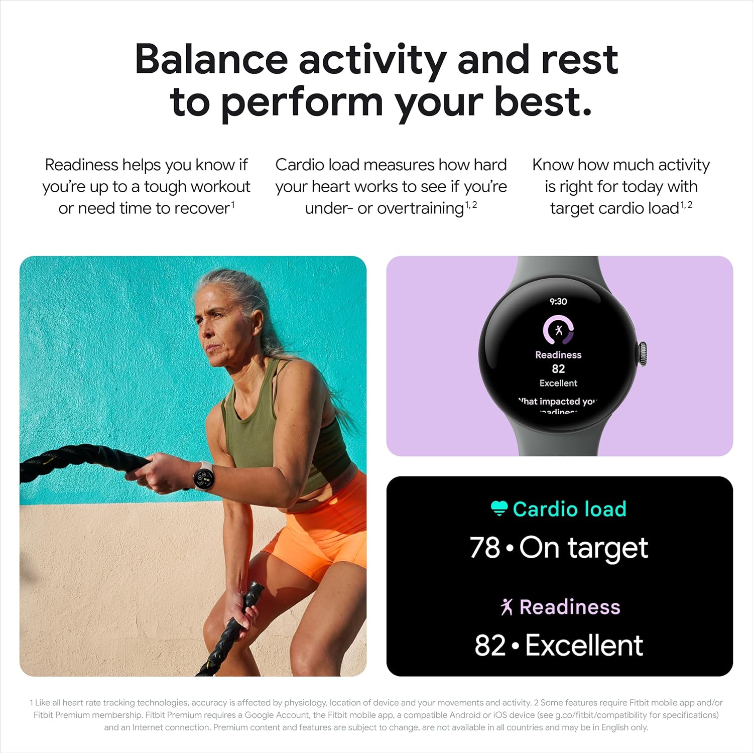 Thumbnail 5 de Google Pixel Watch 3 (41 mm) – Android smartwatch with Fitbit fitness, 24-hour battery and Wi‑Fi (Matte Black aluminium)