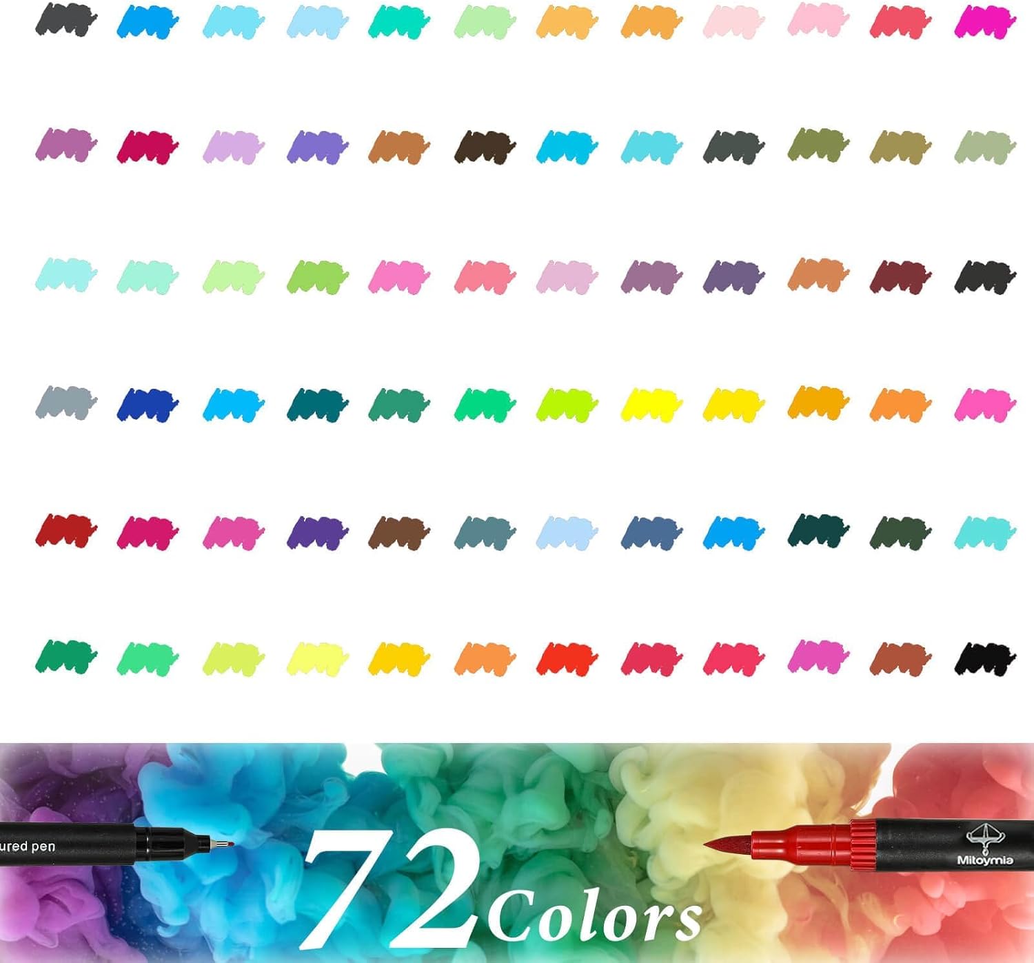 Thumbnail 4 de Mitoymia Dual Brush Pen Set 72 Farben