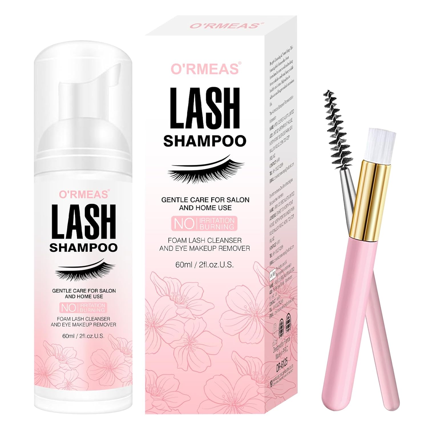 Thumbnail 5 de O’RMEAS Wimpernshampoo Wimpernschaum Cleanser (mit Reinigungsbürste) 100 ml