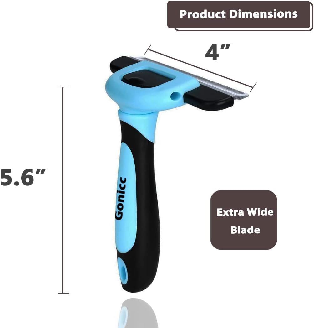 Detalle 2 de gonicc Peine deshedding para perros y gatos 95%