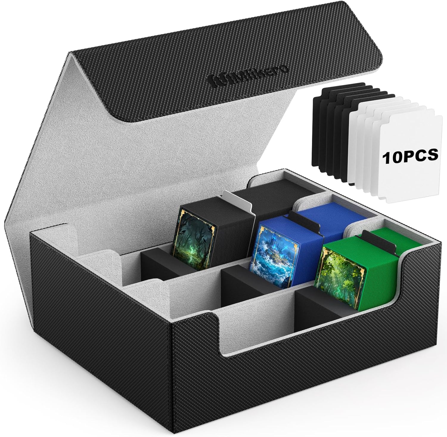 Detalle de Mlikero Card Deck Storage Box 1800+