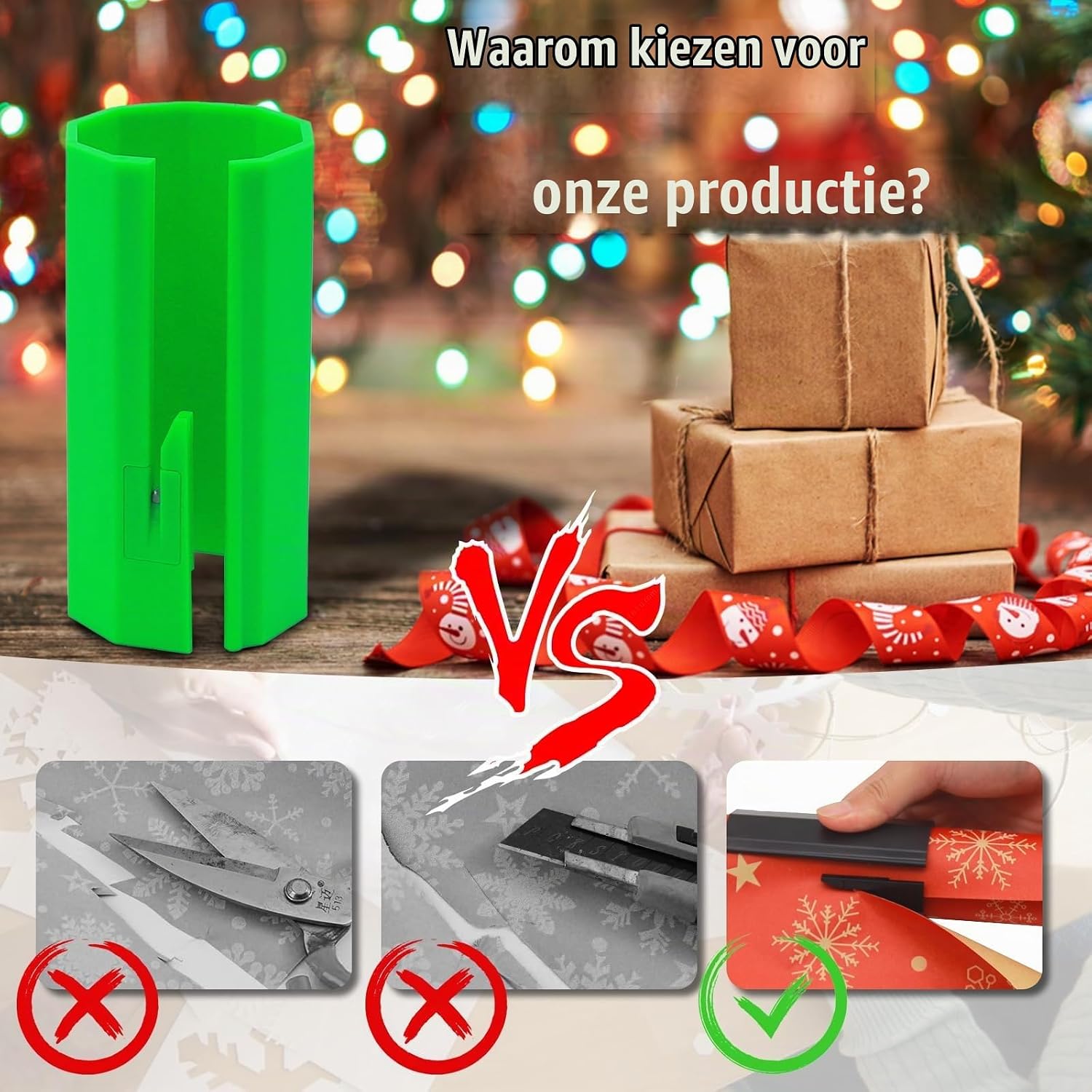 Detalle de LANGNIDORIS LN-YTCZQ-2 cadeaupapiersnijder voor rollen, tot 5 cm