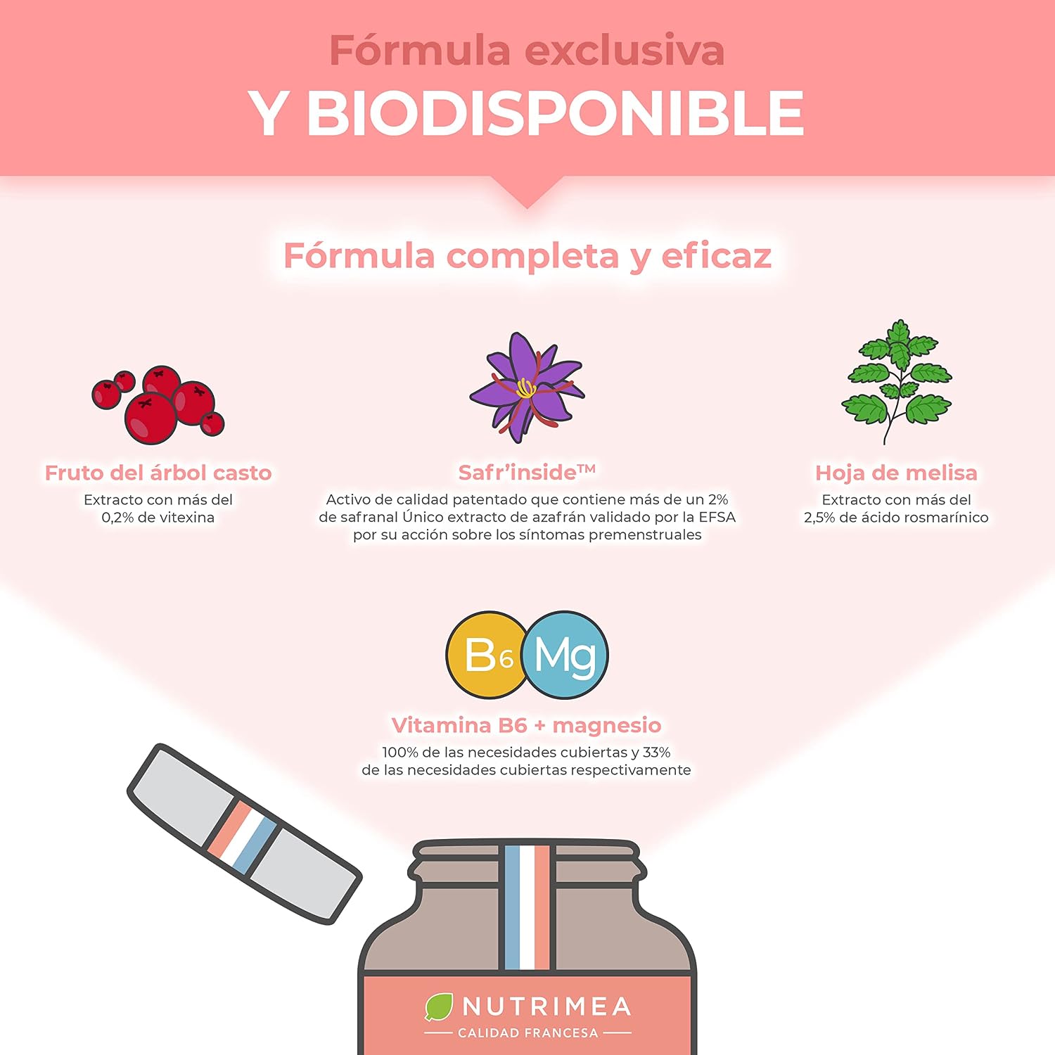 Detalle 2 de Confort Premenstrual Nutrimea 60 cápsulas