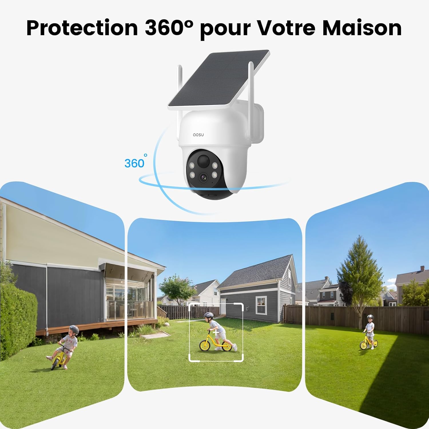 Thumbnail 3 de aosu 3K Camera Surveillance 5MP 360°