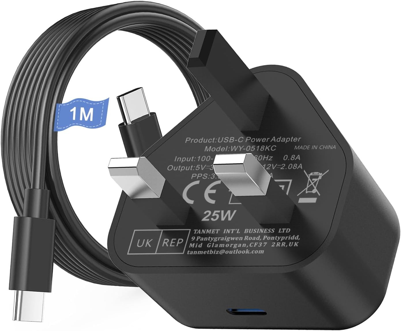 Thumbnail 2 de Samsung 25W USB-C Fast Charge Charger with 2m USB-C Cable