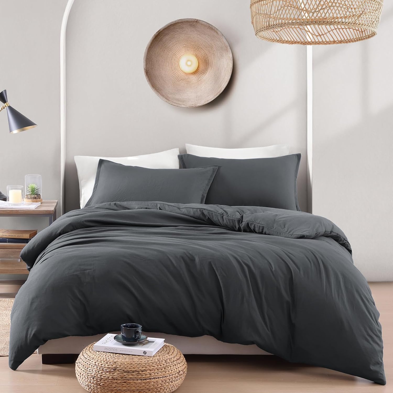 Thumbnail 5 de LANE LINEN Double Duvet Cover Set 200x200