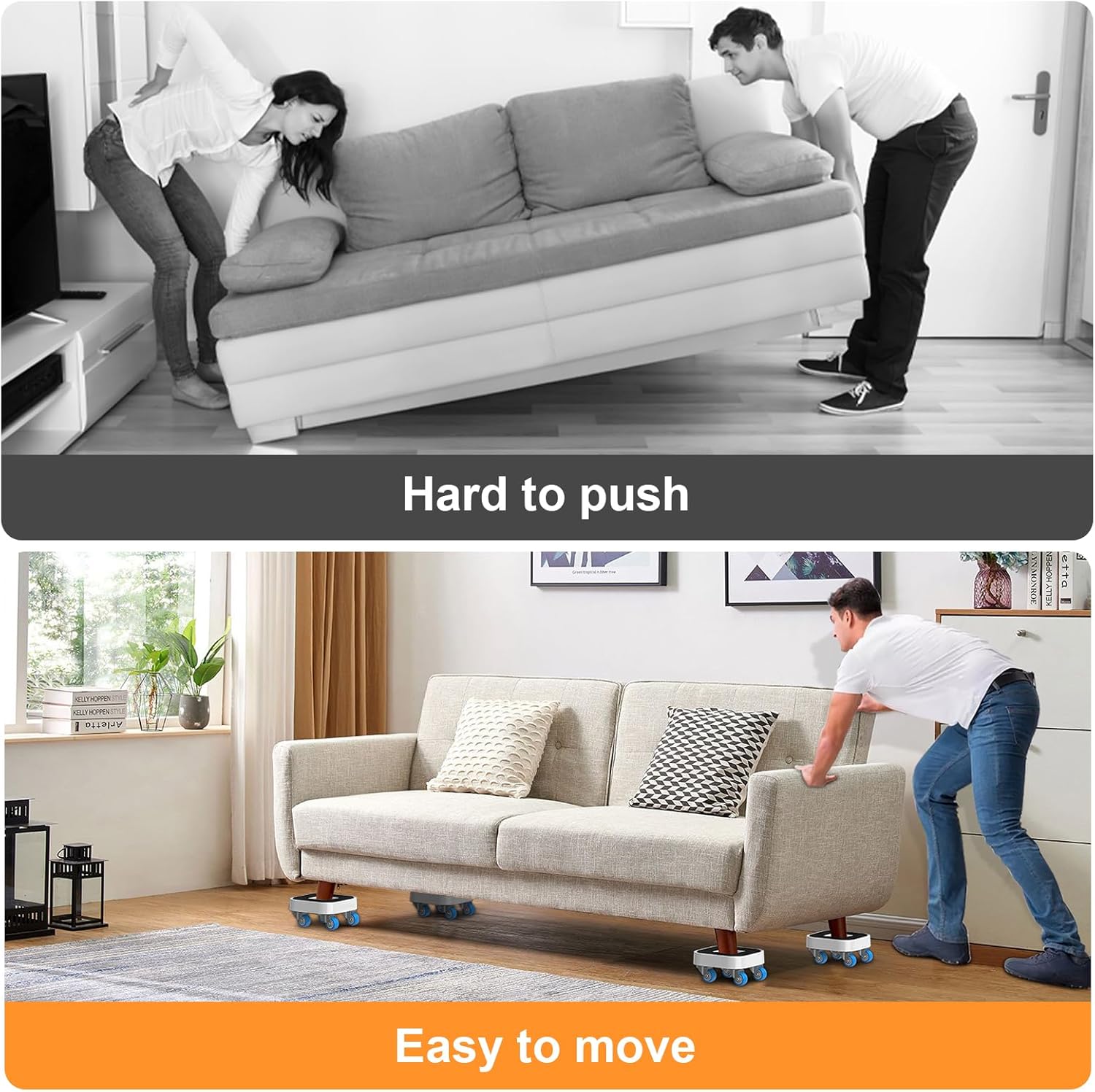 Thumbnail 5 de NIUXX Furniture Mover with Wheels (heavy-duty lifter sliders, 360° rotating set) up to 350kg