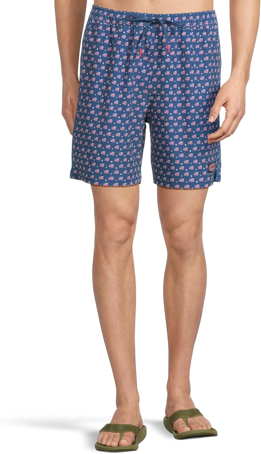 Detalle de Vineyard Vines Mens Chappy 7" Printed Trunks 🩲