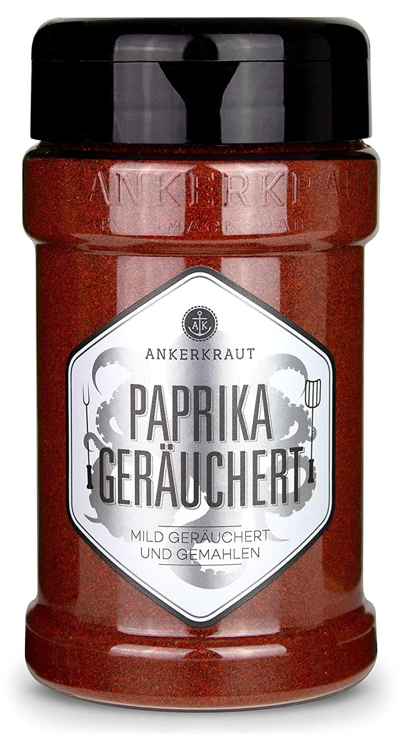 Detalle de Ankerkraut Paprika geräuchert – gemahlene, rauchige Paprika im Streuer (170 g)