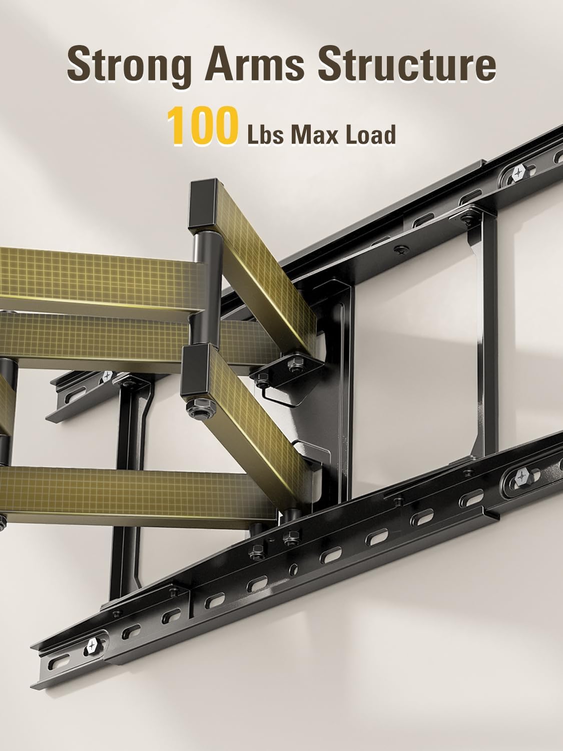 Detalle 2 de Mounting Dream MD2296-24K Full Motion TV Mount 84"