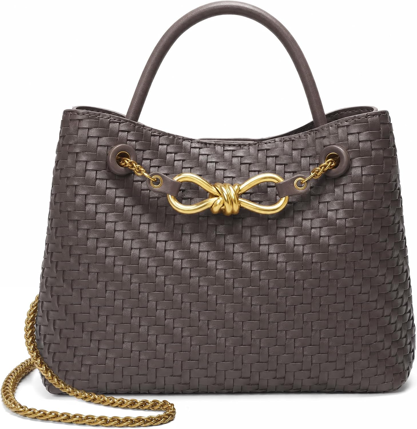 Detalle de Kiss Sea Woven Faux Leather Purse