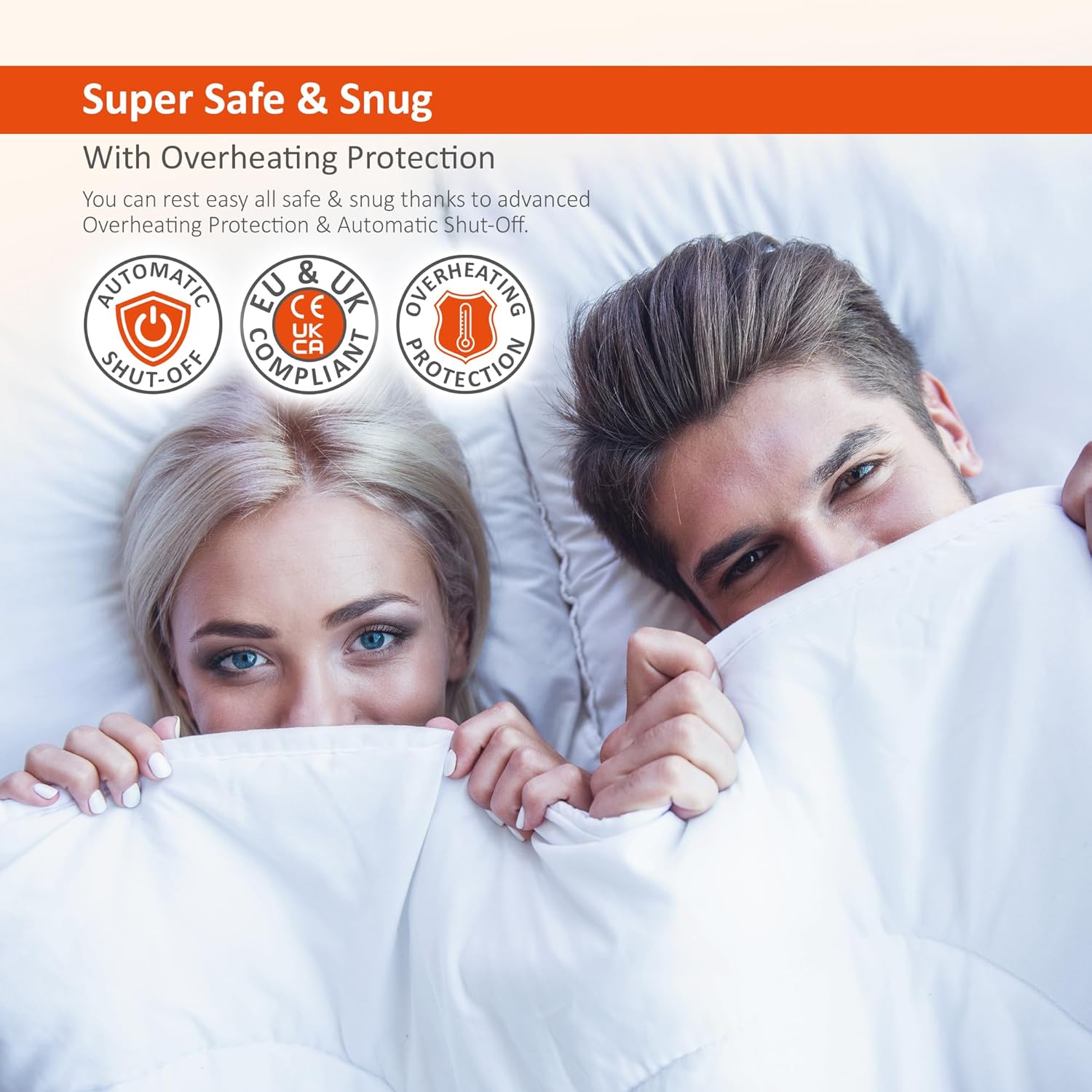 Thumbnail 5 de Warmer Electric Blanket (Double) 160 x 137cm with Dual Heating Zones & Timers