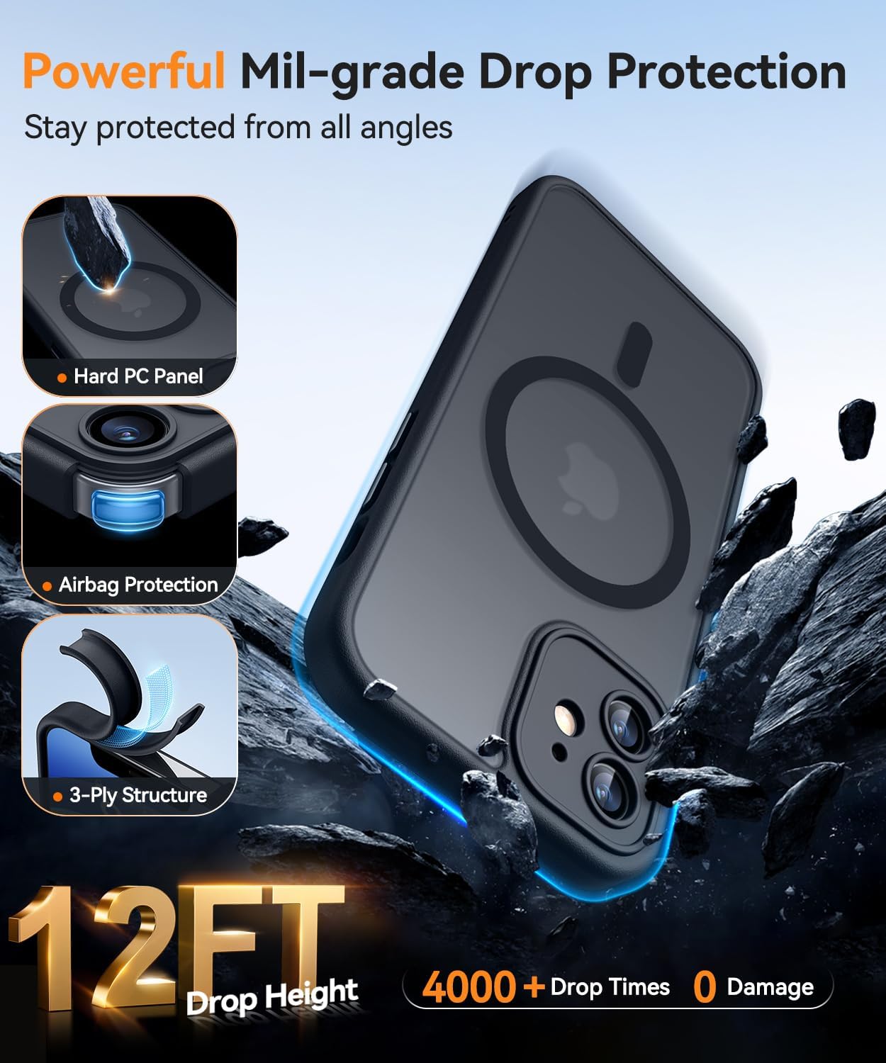 Thumbnail 5 de CANSHN Magnetic iPhone 12 Case 6.1in