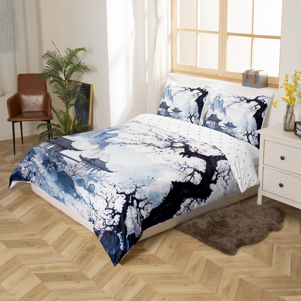 Detalle 2 de Homewish Japanese Style Duvet Cover Single