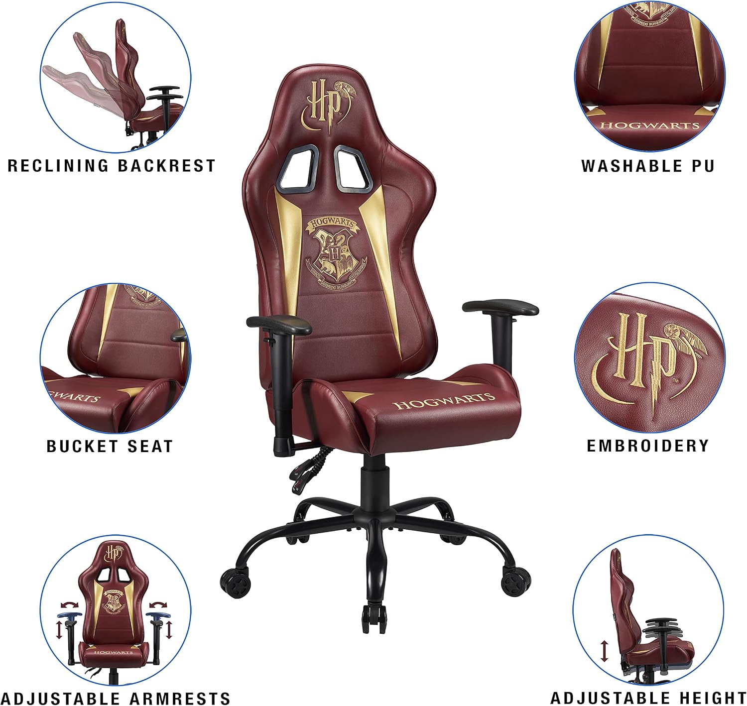 Thumbnail 4 de Subsonic Chaise gaming Hogwarts 8 cm