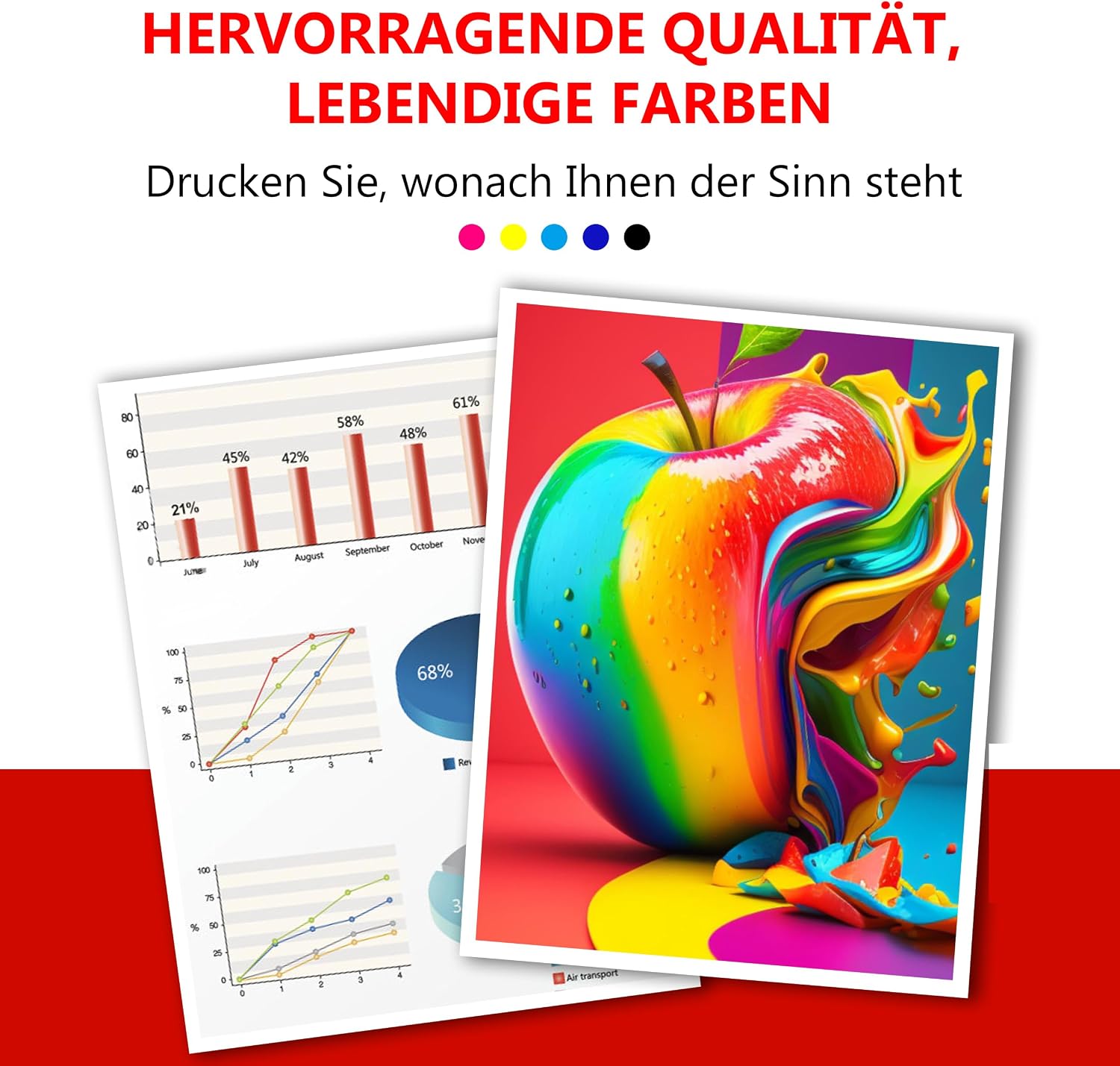 Detalle 2 de Aurotec 580 581 XXL 12er Multipack für Canon