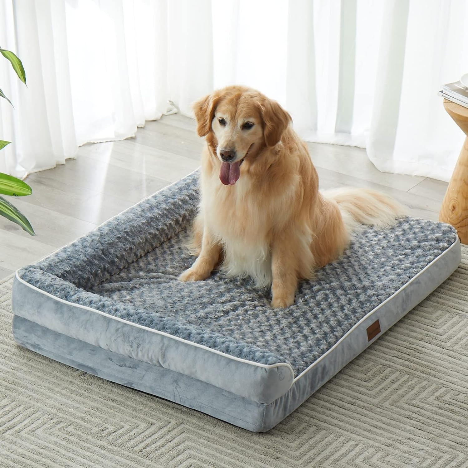 Thumbnail 6 de Quilmfoam Orthopedic Dog Bed for Large Dogs – Large, Waterproof, Removable Cover