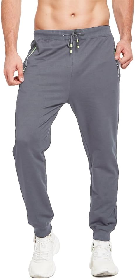Thumbnail 6 de ZOXOZ Mens Joggers Tracksuit Bottoms with Zipped Pockets – cotton, elasticated waist