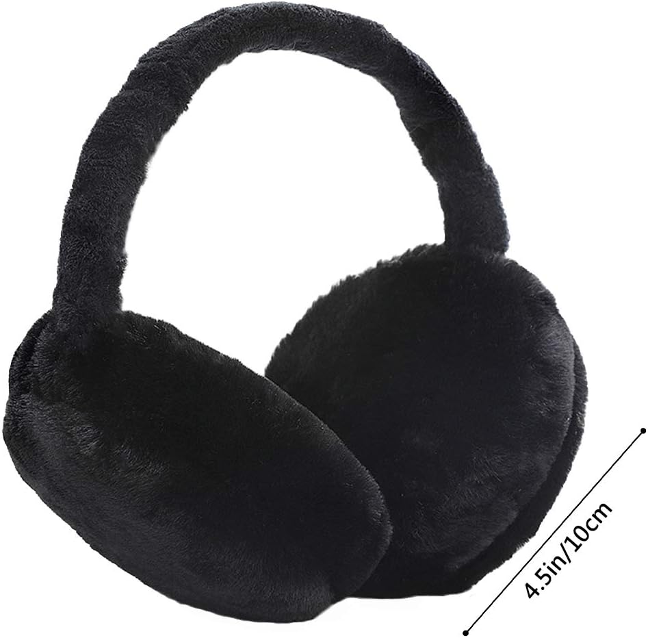 Detalle de SEDEX Ear Muffs Women & Girls: Fluffy Foldable Thermal Ear Warmers for Winter