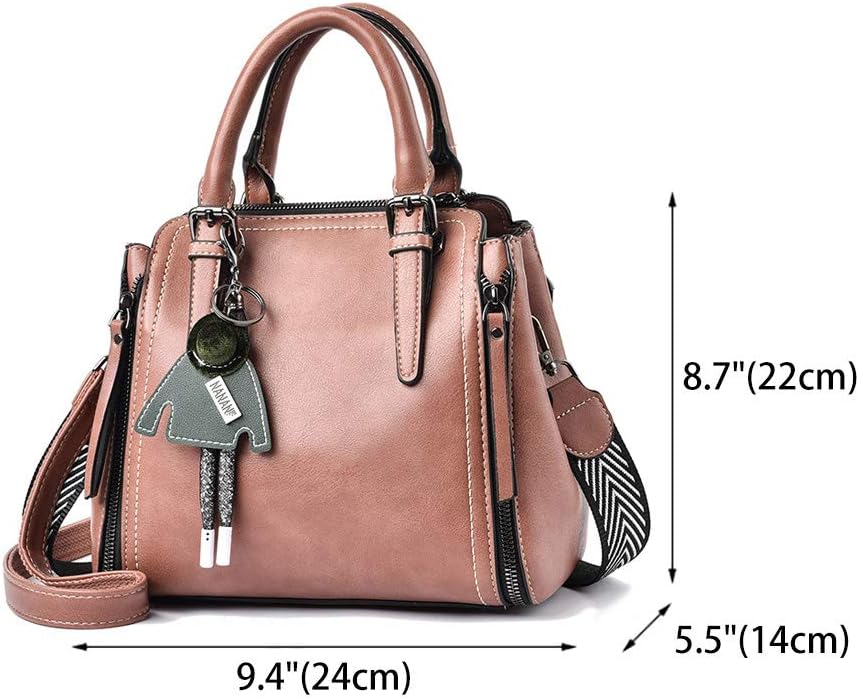 Thumbnail 3 de BUKESIYI Donna Borse a Tracolla Borsa a Mano Firmata PU Pelle Rosa IT77139